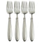 Oneida Divani Set of 4 Salad Forks Quality 18/10 Stainless
